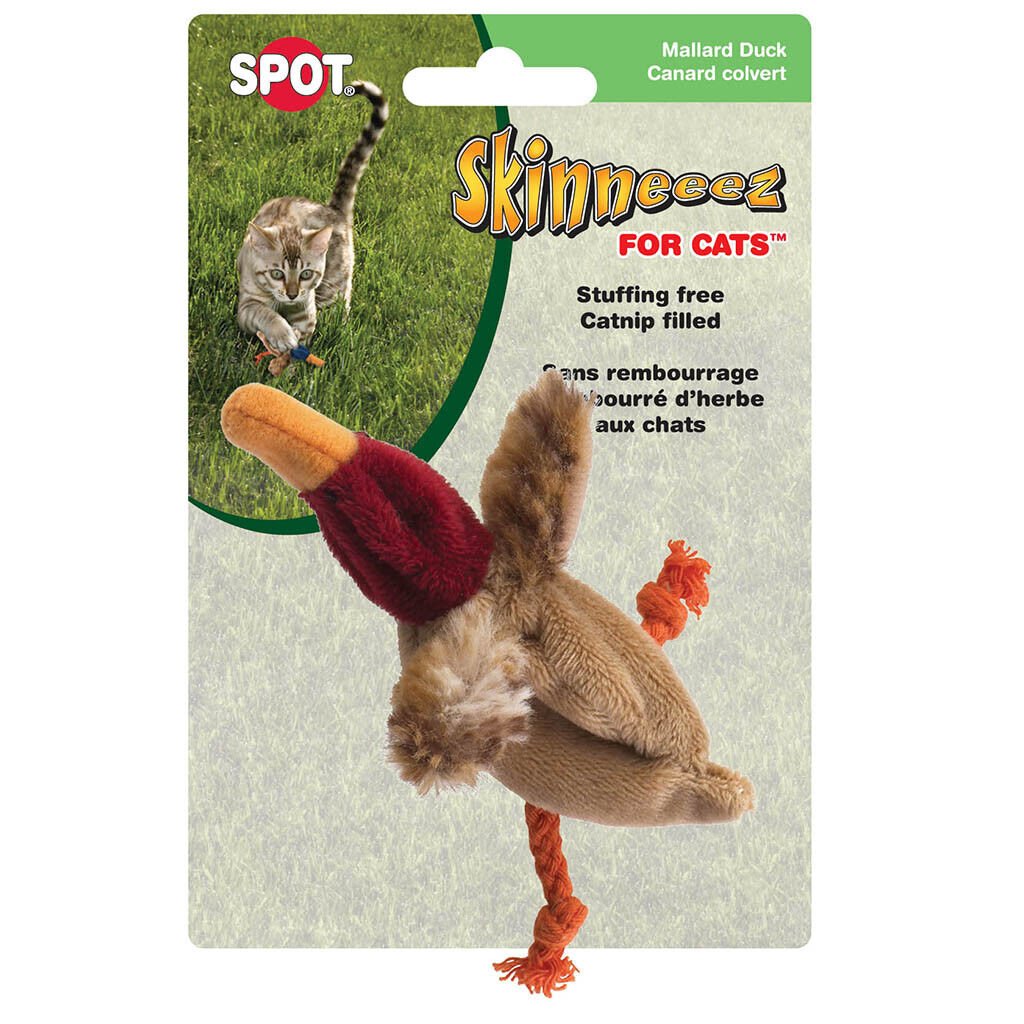 Skinneeez Barnyard Creatures Cat Toy with Catnip Assorted 4.25 in - Pets Perfect