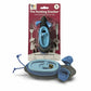 Doc and Phoebe The Hunting Snacker Cat Feeder Black - Blue 3.5in - Pets Perfect