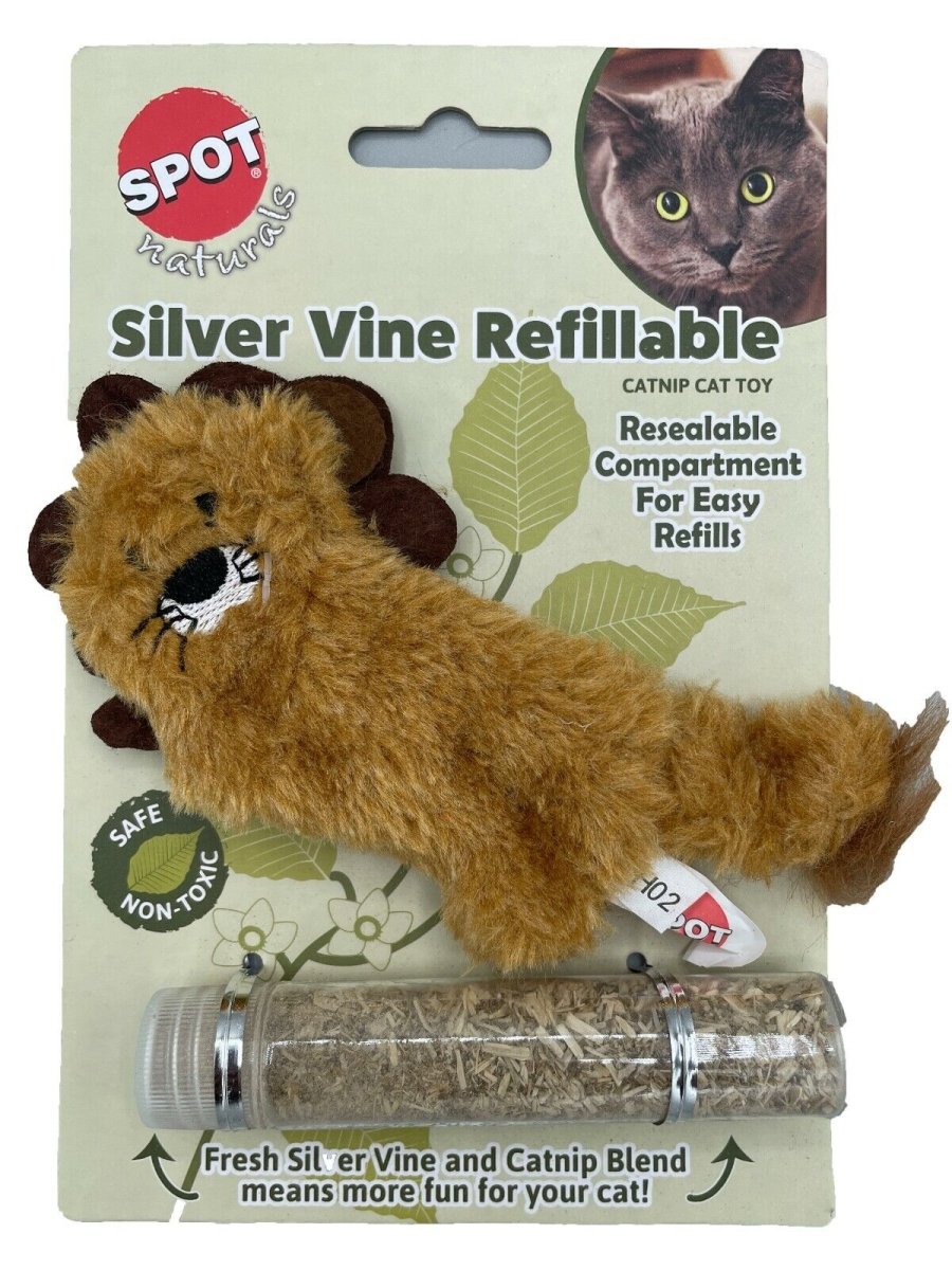 Spot Silver Vine Refillable Cat Toy Assorted Assorted 4in - Pets Perfect