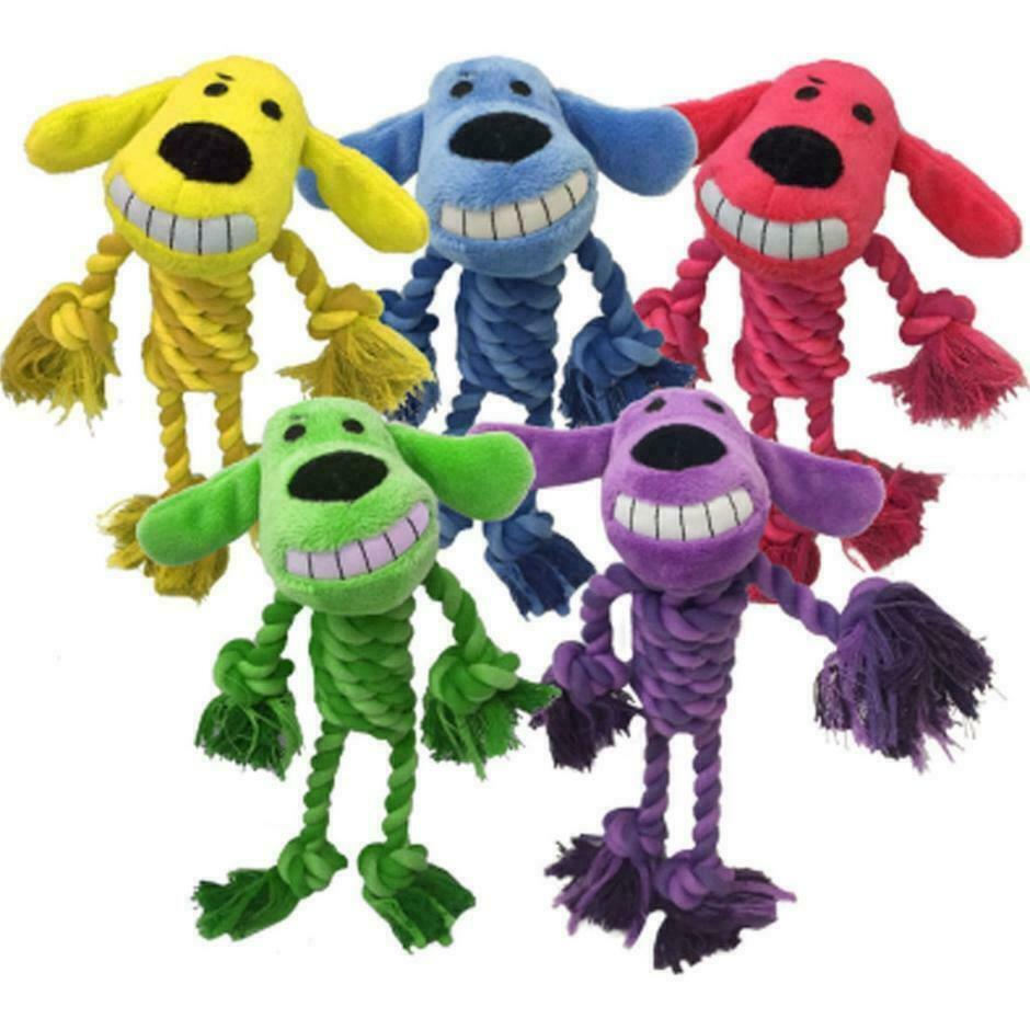Multipet Loofa Dog Toy with Rope Body Assorted, 11 in, view 3