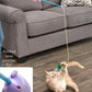 Spot Laser and Feather Teaser Wand Cat Toy Assorted 12 in - Pets Perfect