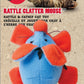 Spot Rattle Clatter Mouse Cat Toy with Catnip Assorted 9 in Large - Pets Perfect