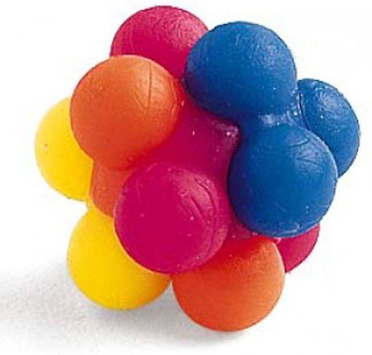 Spot Atomic Rubber Bouncing Ball Cat Toy Assorted 2 Pack - Pets Perfect