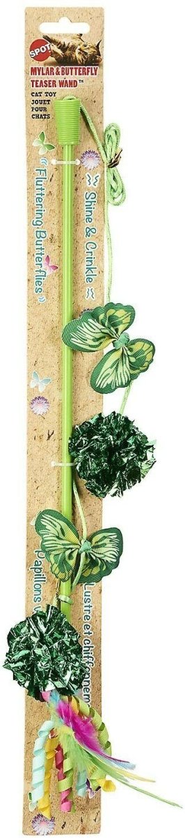 Ethical Pet Butterfly & Mylar Wand Asstd - Pets Perfect