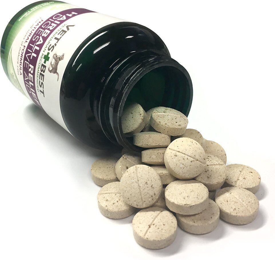 Vet's Best Cat Hairball Relief Tablets 1ea/60 ct - Pets Perfect