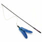 Cat Claws Wand with Feline Flyer Attachment Cat Toy Assorted 1ea/29 in - Pets Perfect