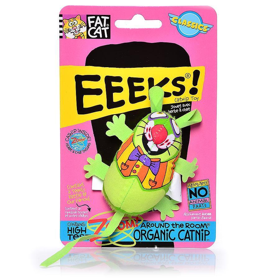 FAT CAT Classic Eeeks! Original Catnip Toy Assorted 1ea/One Size - Pets Perfect