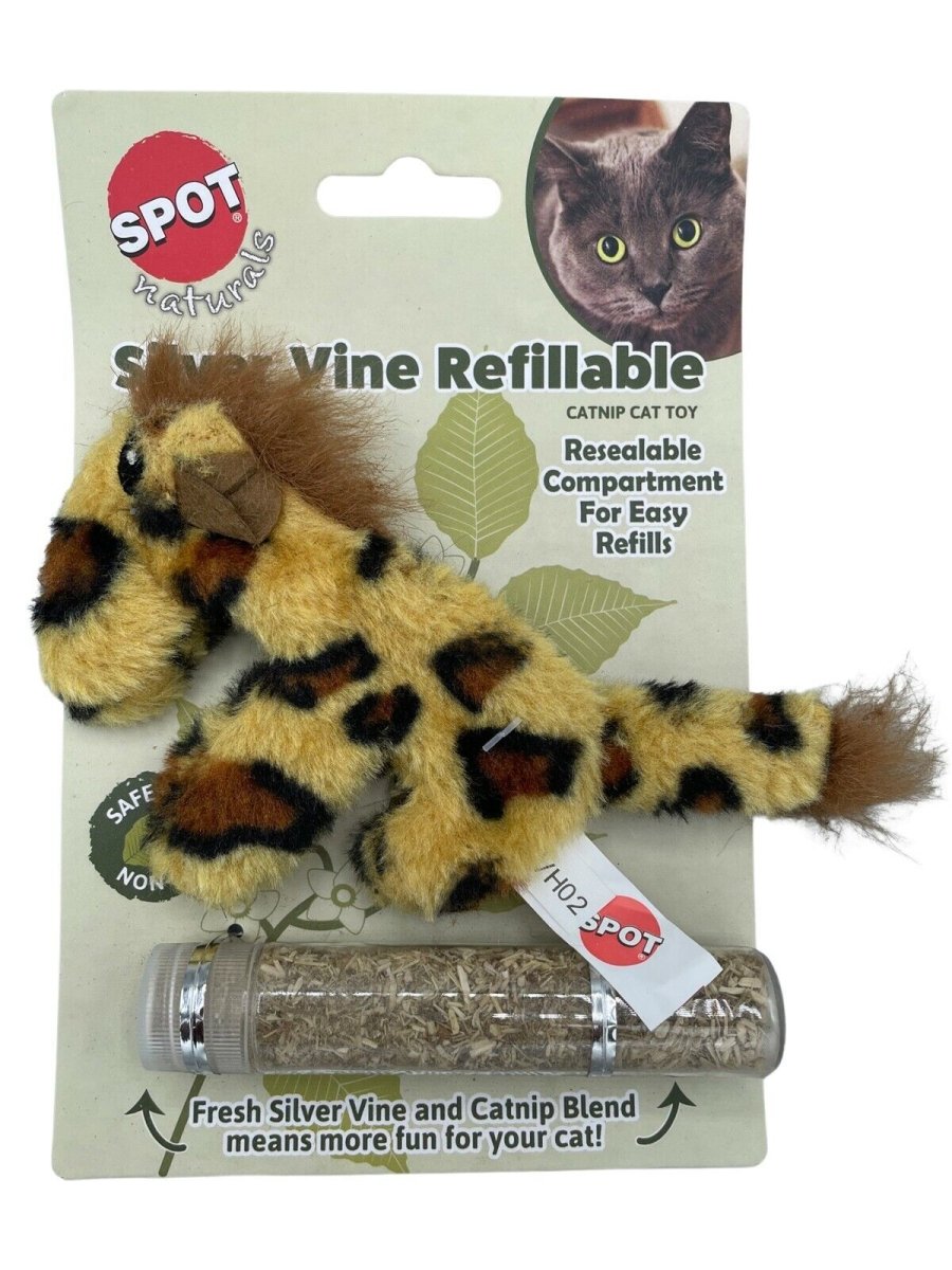 Spot Silver Vine Refillable Cat Toy Assorted Assorted 4in - Pets Perfect