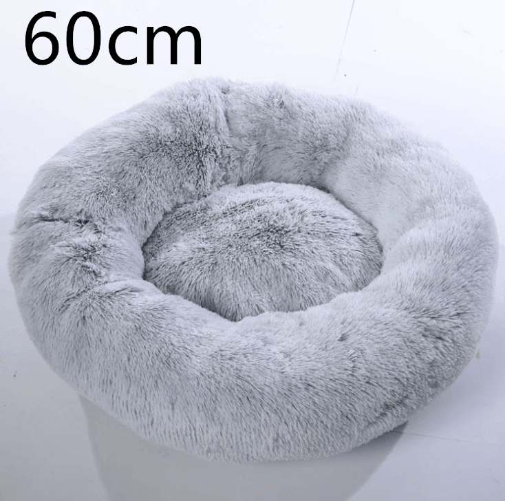 Cozy Haven: Luxurious Round Pet Bed For Winter Comfort - Pets Perfect