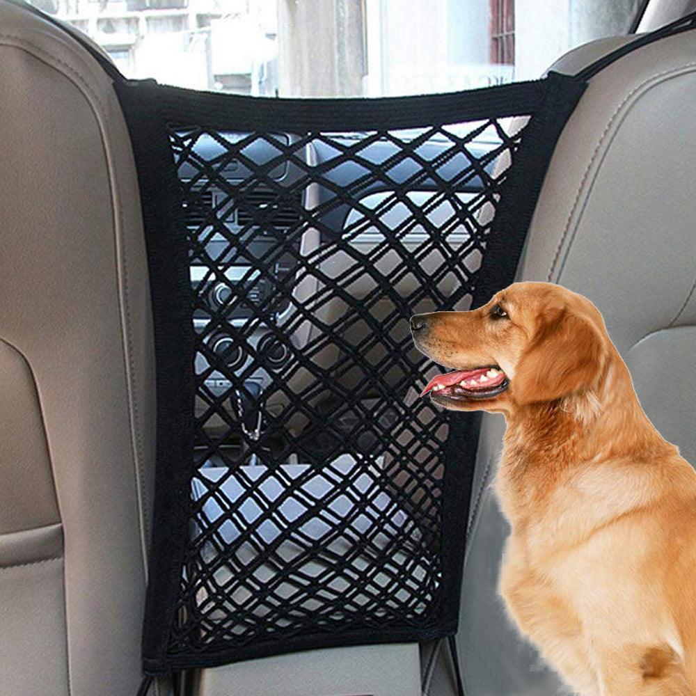 Flexible Car Pet Fence: Secure Travel Isolation Mesh For Dogs And Kids - Pets Perfect