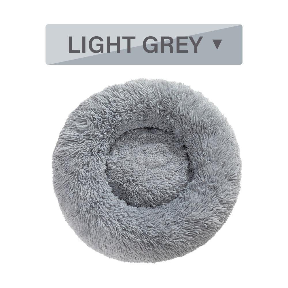 The Snugglepaws Plush Donut Pet Bed: Luxuriously Cozy Haven For Dogs And Cats - Pets Perfect