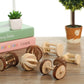 Natural Log Wooden Toy Combo Multi - Pet Molar Fun - Pets Perfect
