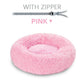 The Snugglepaws Plush Donut Pet Bed: Luxuriously Cozy Haven For Dogs And Cats - Pets Perfect