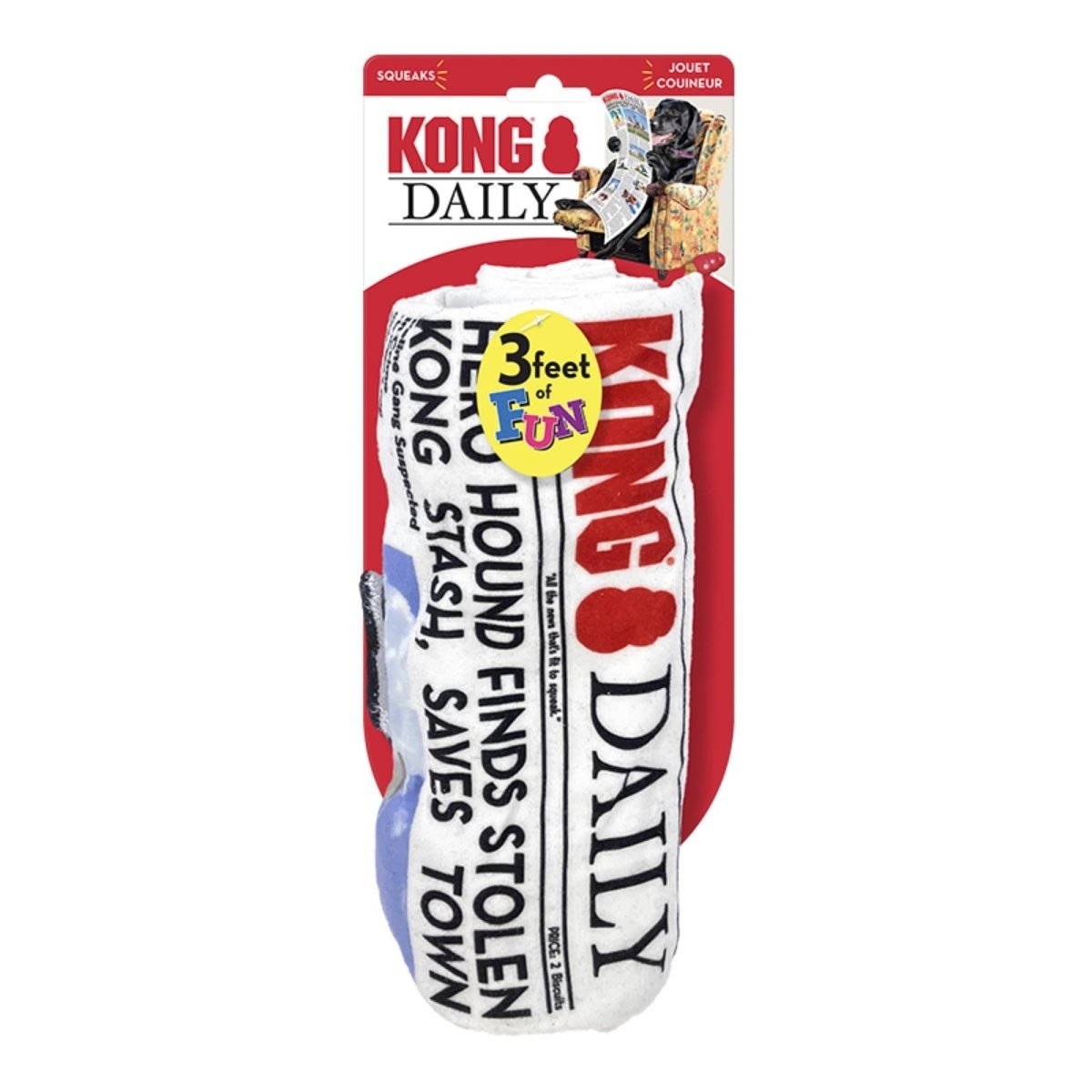 KONG Daily Newspaper Dog Toy – XLarge - Pets Perfect