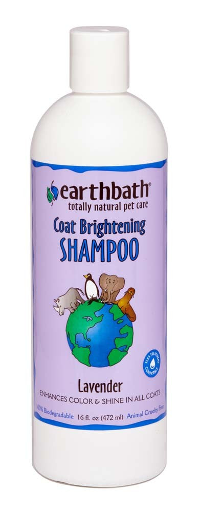 Earthbath Coat Brightening Pet Shampoo, Lavender 16 oz