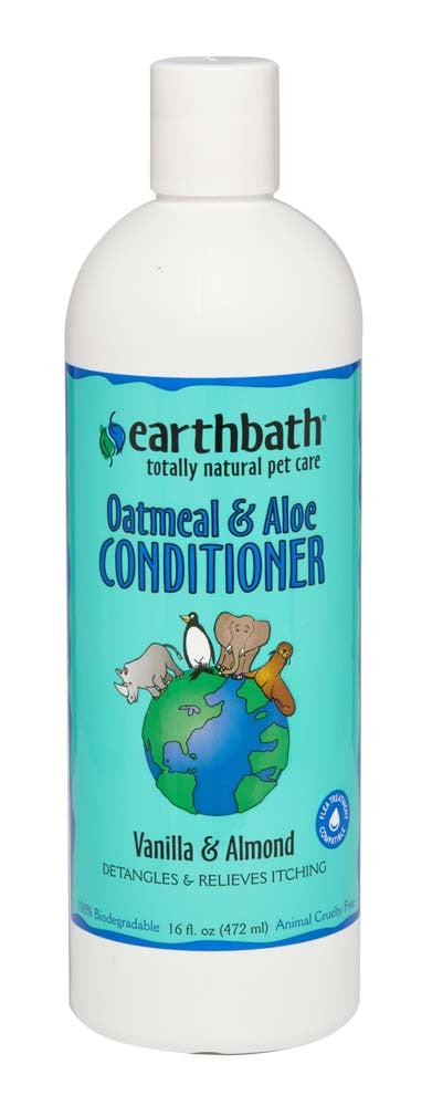 Earthbath Oatmeal & Aloe Conditioner, Vanilla & Almond 16 oz