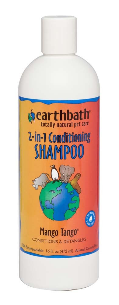 Earthbath 2-in-1 Conditioning Pet Shampoo, Mango Tango 16 oz
