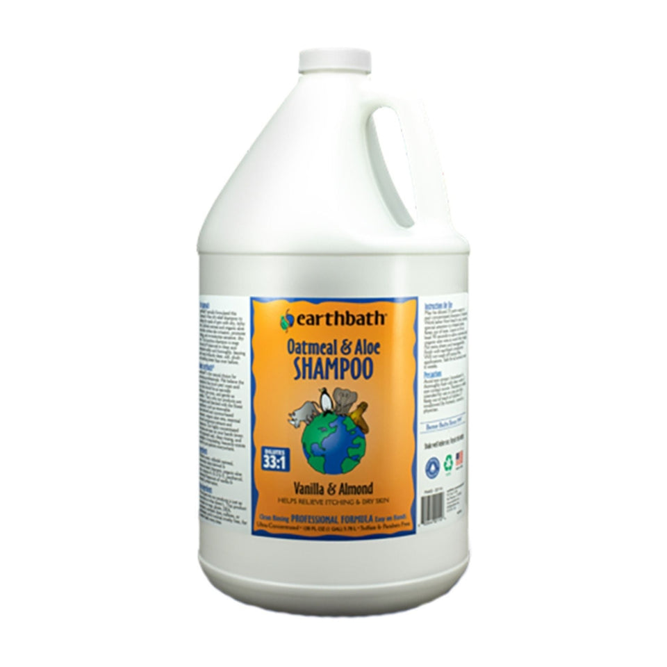 Earthbath Dog Oatmeal & Aloe Shampoo - Vanilla & Almond 1 Gallon