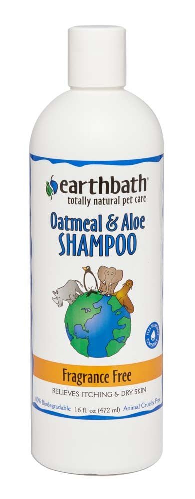 Earthbath Oatmeal & Aloe Shampoo, Fragrance Free 1ea/16 oz - Pets Perfect