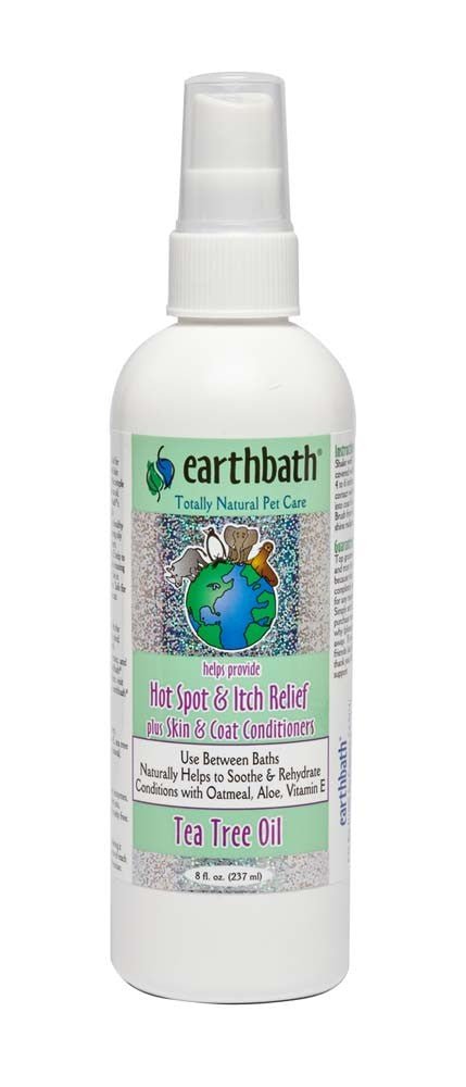 Earthbath Hot Spot Relief Spray for Dogs, Tea Tree & Aloe Vera 1ea/8 oz - Pets Perfect