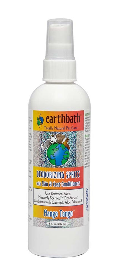 Earthbath 3-IN-1 Deodorizing Spritz for Dogs, Mango Tango 8 oz