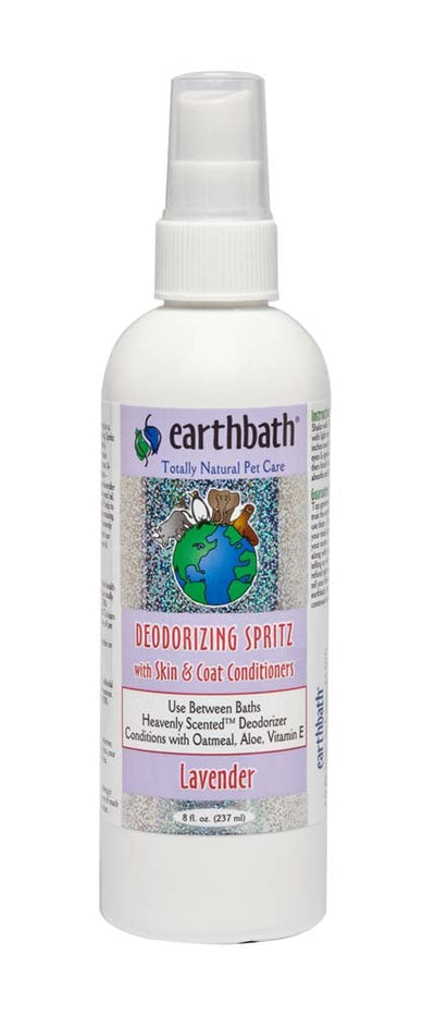 Earthbath 3-IN-1 Deodorizing Spritz for Dogs, Lavender 8 oz