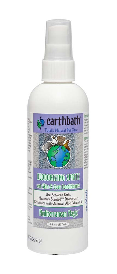 Earthbath 3-IN-1 Deodorizing Spritz for Dogs, Mediterranean Magic 8 oz
