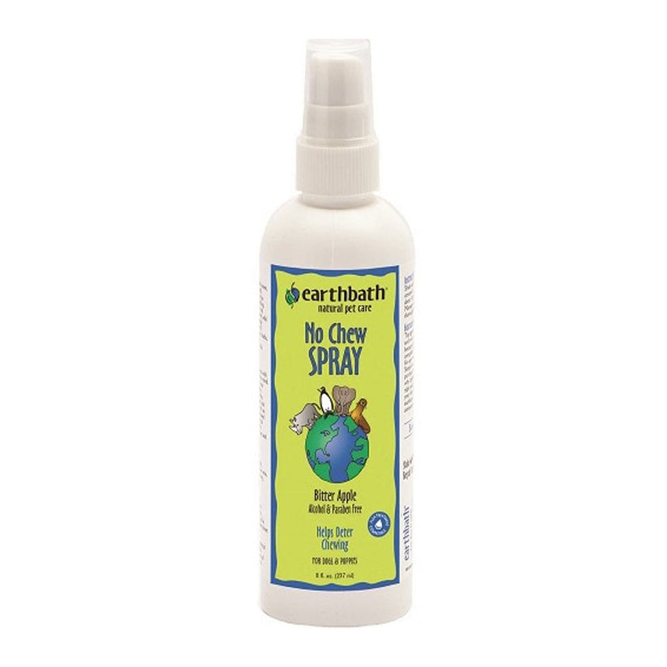 Earthbath No Dog Chew Spray for Dogs 8 oz