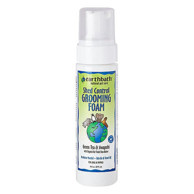 Earthbath Dog Shed Control Grooming Foam 8 oz