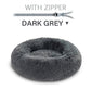 The Snugglepaws Plush Donut Pet Bed: Luxuriously Cozy Haven For Dogs And Cats - Pets Perfect