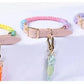 Hands Free Rope Leash and Luxe Royal Leather Collar Bundle - Lemon Squeeze - Pets Perfect