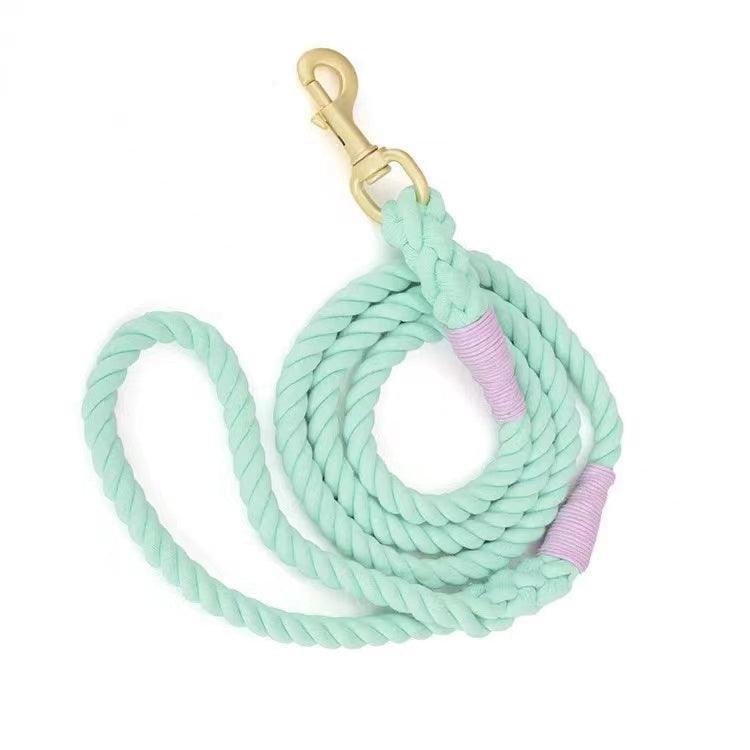 Dog Rope Leash - Mint Green - Pets Perfect