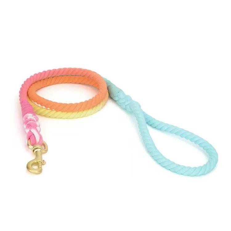 Dog Rope Dog Leash - Rainbow Vibes, view 3