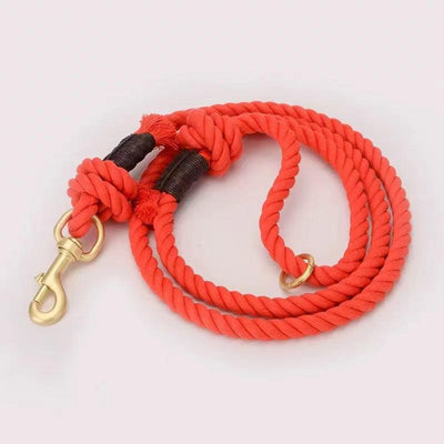Dog Rope Dog Leash - Ferrari Red