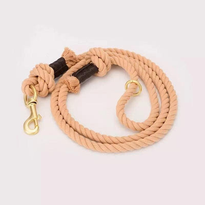 Dog Rope Dog Leash - Cotton Coral