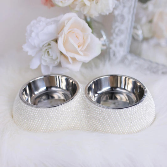 Hello Doggie Crystal Dining Bowl for Small Dogs
