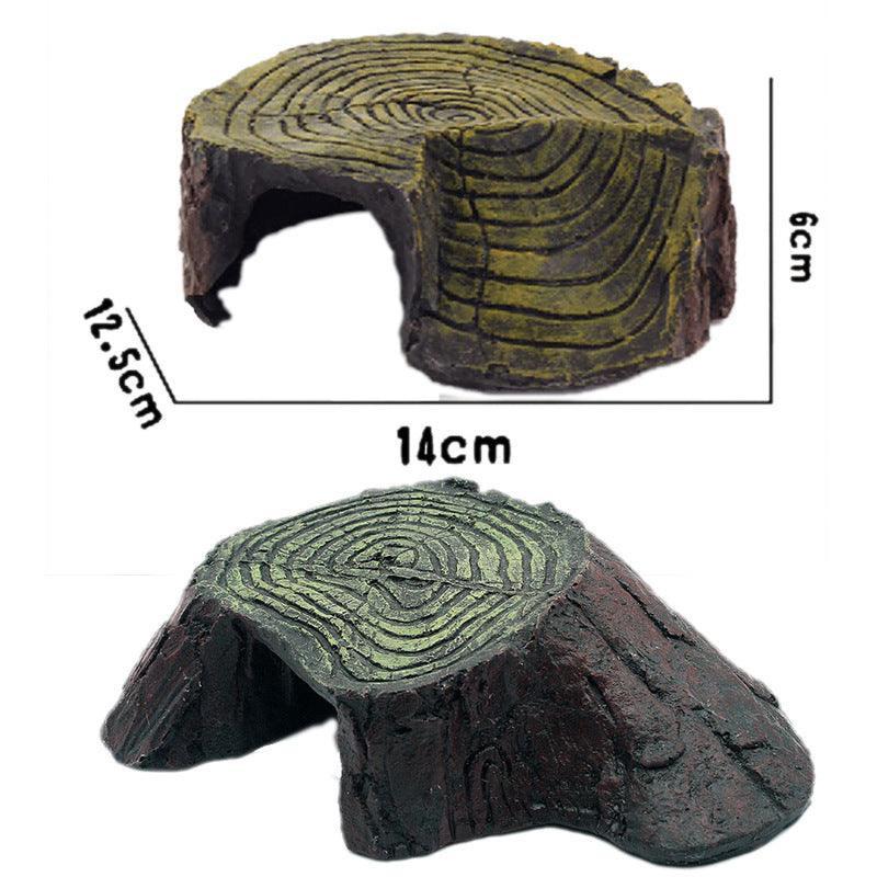 Resin Reptile Balcony Climbing Rockery - Simulated Turtle Platform For Fish Tanks And Aquariums - Pets Perfect