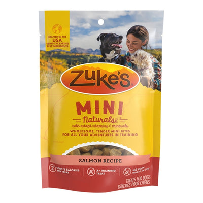 Zuke's Dog Mini Naturals Salmon Recipe Treats 1Lb