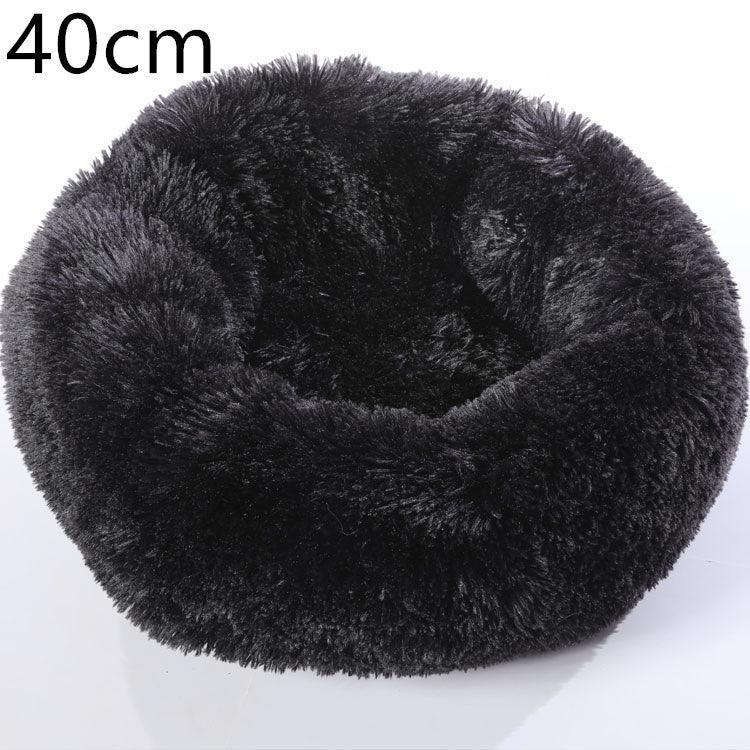 Cozy Haven: Luxurious Round Pet Bed For Winter Comfort - Pets Perfect
