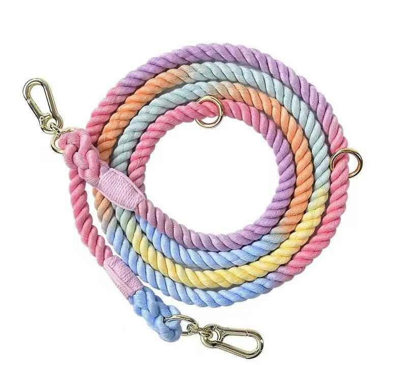 Hands-Free Dog Rope Dog Leash - Macaron