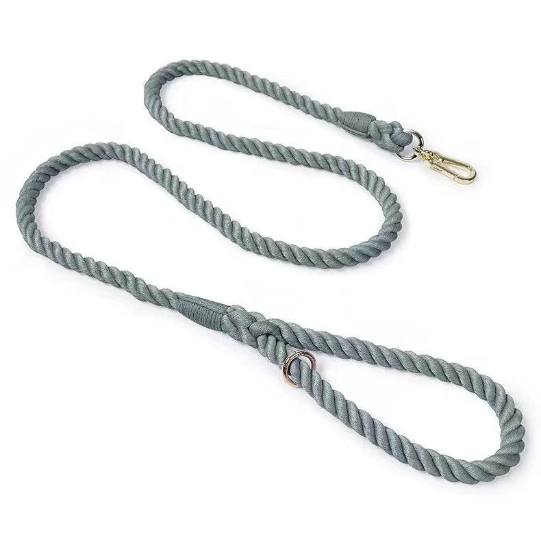 Dog Rope Leash - Charcoal - Pets Perfect