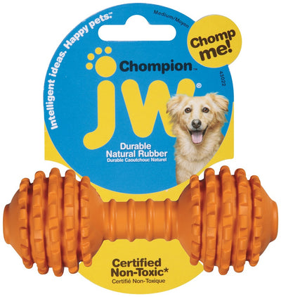JW Pet Chompion Rubber Dog Chew Toy - Medium