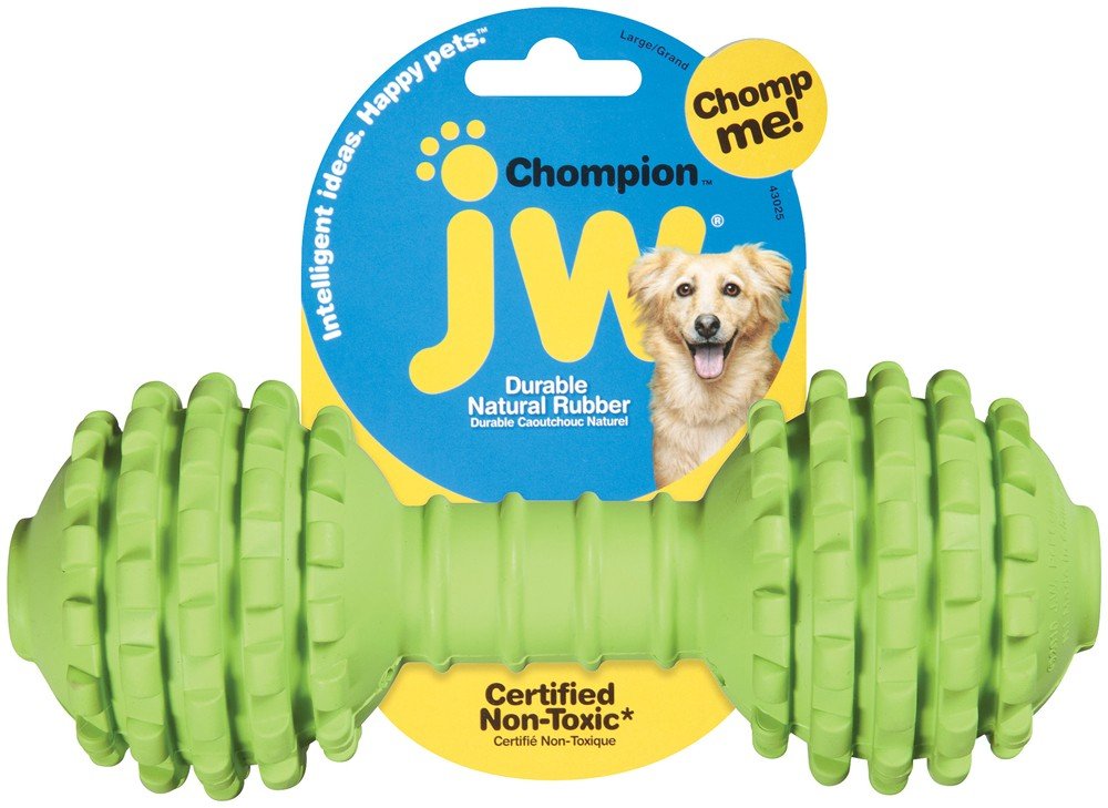 JW Pet Chompion Heavyweight Dog Toy Assorted 1ea/LG - Pets Perfect