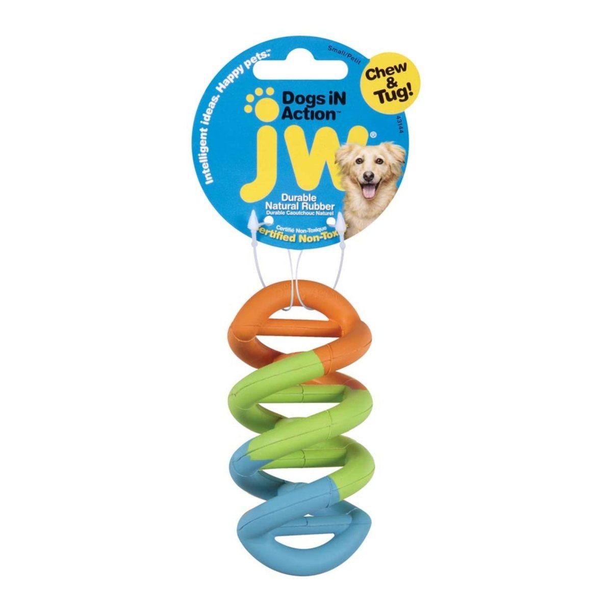 JW Pet Dogs in Action Rubber Dog Toy Multi - Color 1ea/SM - Pets Perfect