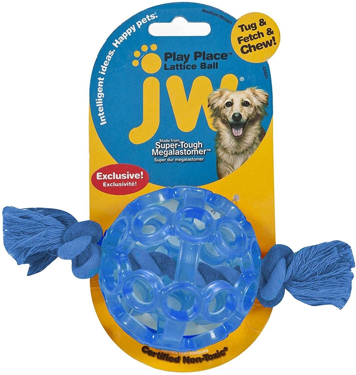 JW Pet Playplace Lattice Ball Dog Toy Assorted 1ea/MD - Pets Perfect