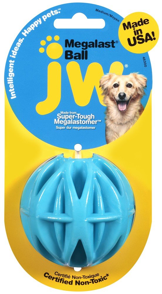 JW Pet MegaLast Dog Toy Ball Assorted 1ea/MD - Pets Perfect
