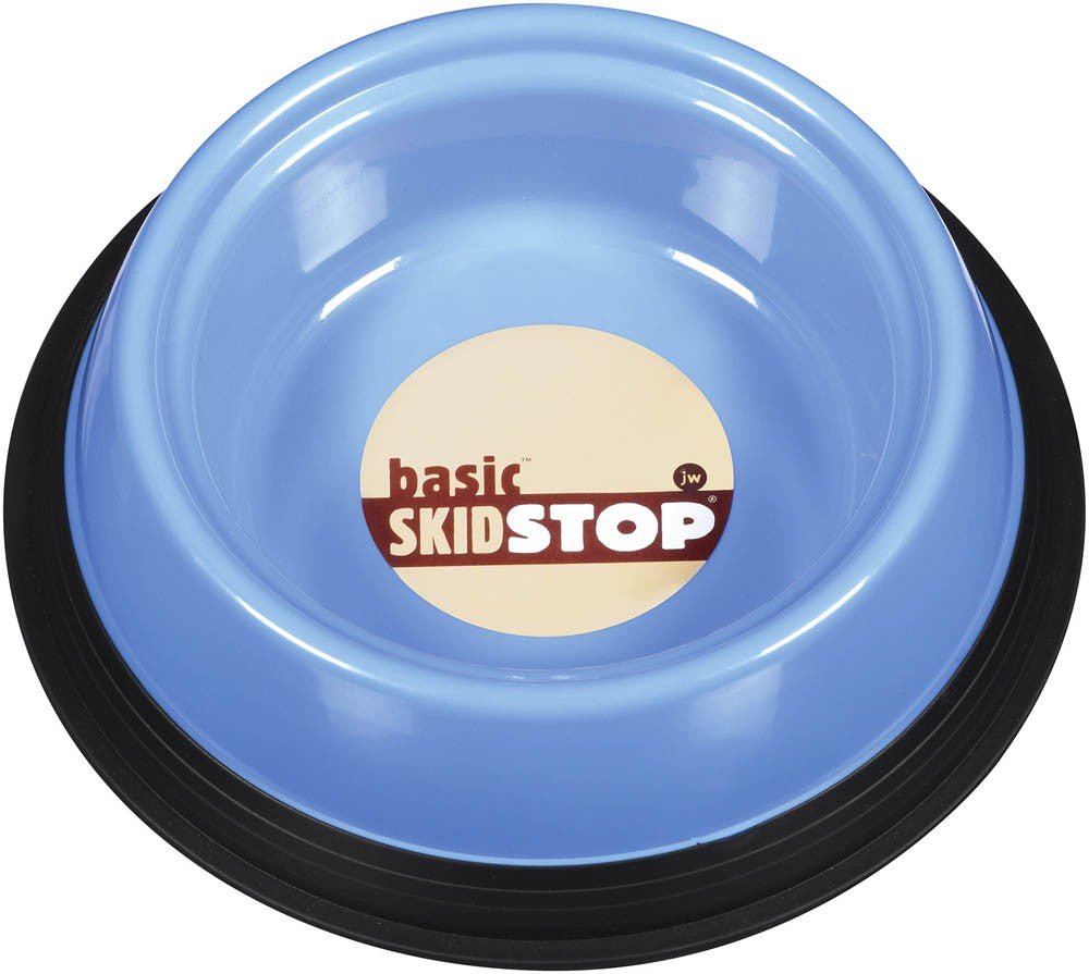 JW Pet Skid Stop Basic Dog Bowl Assorted 1ea/LG - Pets Perfect