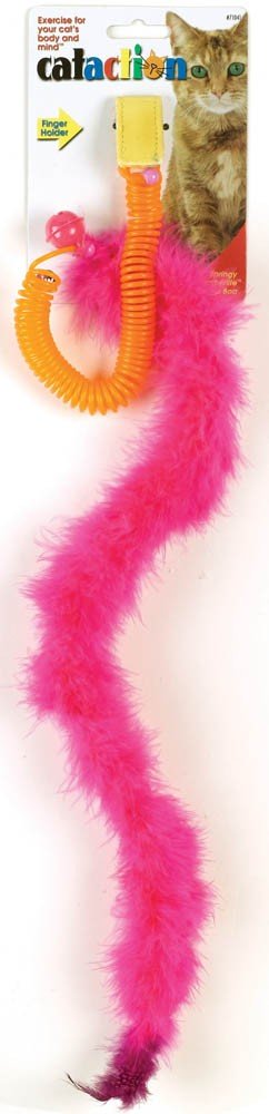 Jw Pet Featherlite Catnip Boa Springy - Pets Perfect