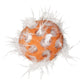 JW Pet Cataction Feather Ball Cat Toy Orange 1ea/One Size - Pets Perfect