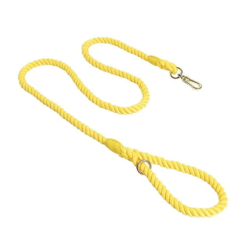 Dog Rope Leash - Canary - Pets Perfect